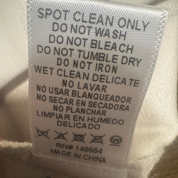 AKIRA Cream Faux High Waist Shorts Panel Seam Vegan Leather NET Size S - Picture 5 of 5